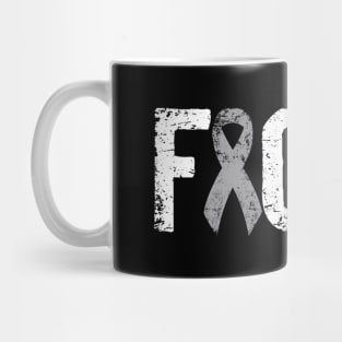 Fight Brain - Gray Tumor Ribbon Mug